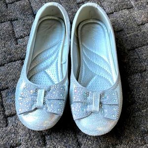 Silver Girls Shoes
